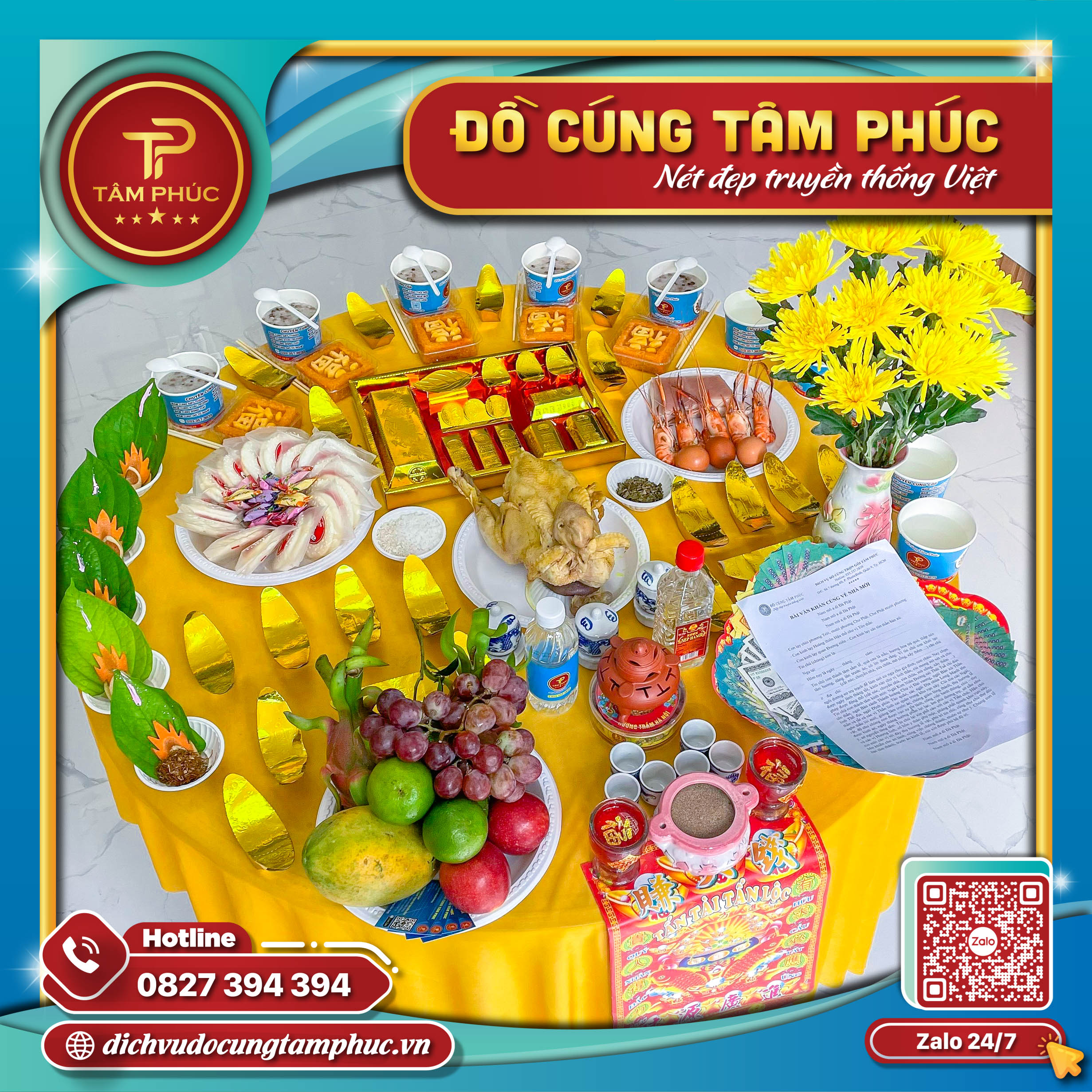 Mâm Cúng Nhập Trạch - Mang Lại Thịnh Vượng.